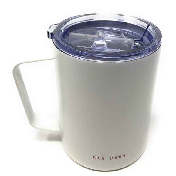 Rae Dunn Spiced Cider Travel Mug Stainless Steel Insulated 12 oz Cup Fall NEW - Picture 2 of 8